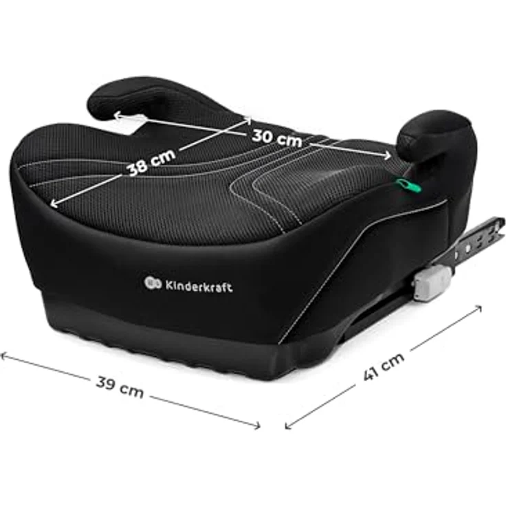 KinderKraft I-BOOST 2 PRO, Autokindersitz mit Sicherheitsfunktionen, schwarz – Bild 5
