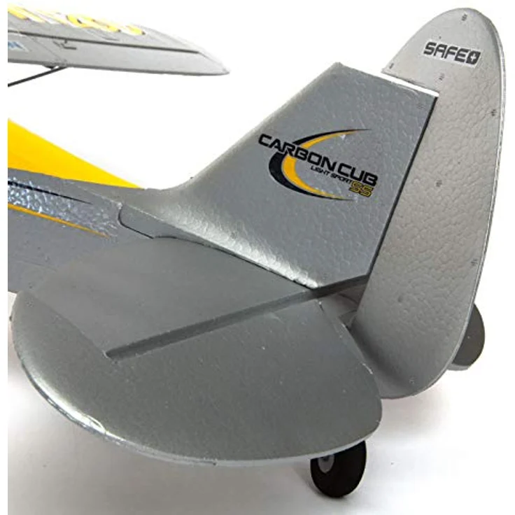 HobbyZone RC Flugzeug Carbon Cub S 2 1,3 m BNF Basic (Sender, Akku und Ladegerät nicht im Lieferumfang enthalten) mit Safe, HBZ32500, gelb – Bild 4