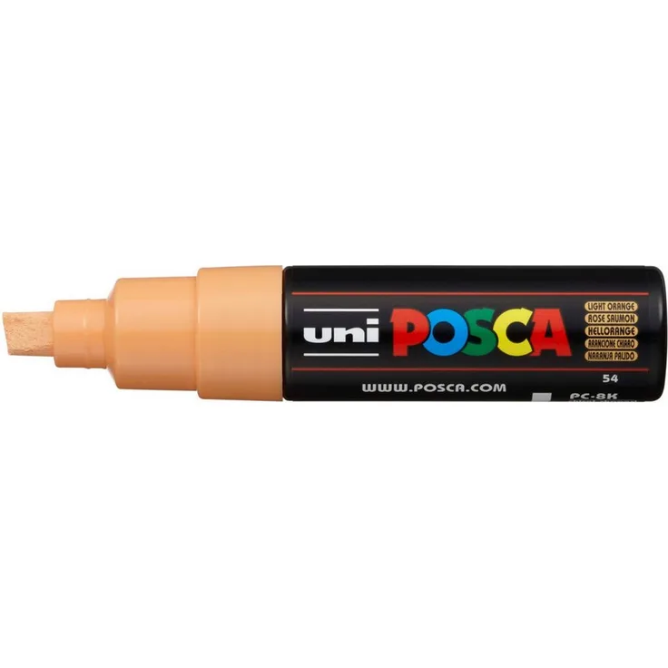 uni-ball Lackmarker uni-ball Posca PC-8K Marker, Breite Keilspitze 8 mm, vielfältige Farbpalette