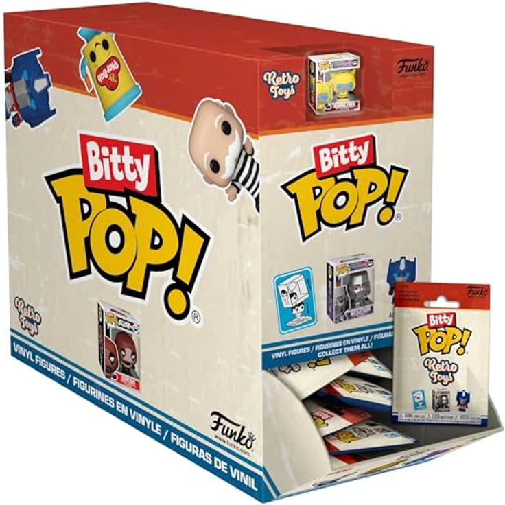 Funko Retro Toys Bitty Pop! Sammelfigur, detailgetreue Nachbildung aus beliebten Filmen und Serien, vielfältige Charaktere verfügbar – Bild 2