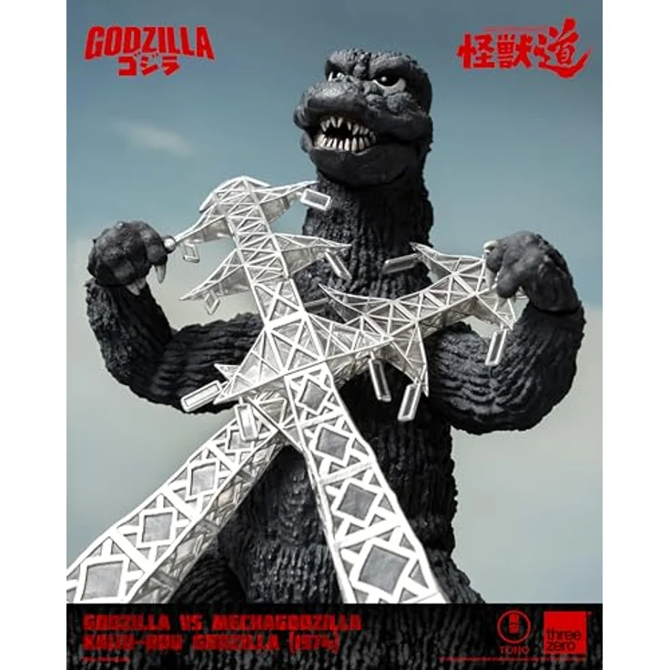 THREEZERO Godzilla vs. Mechagodzilla (1974) Actionfigur, 23 cm mit LED-Beleuchtung, detailreiche Nachbildung – Bild 8