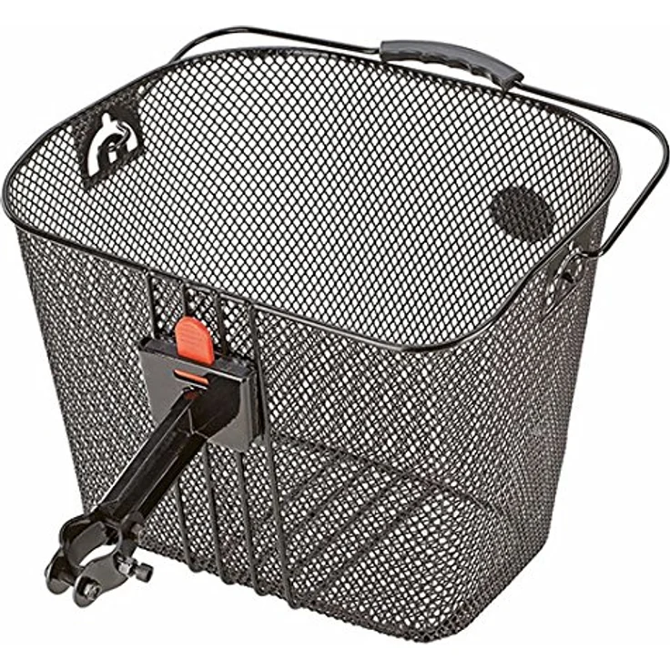 Prophete Fahrradkorb, Abnehmbarer Korb mit Lenkervorbauadapter, Farbe schwarz – Bild 2