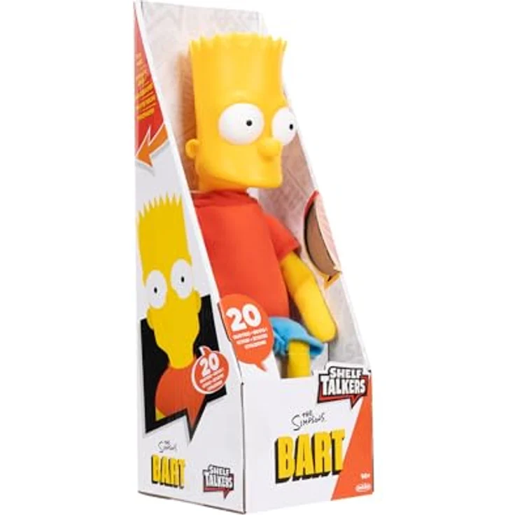 Jakks Pacific Simpsons Plüschfigur sprechend Bart 33 cm *Englische Version* mit Pull String Activation – Bild 8