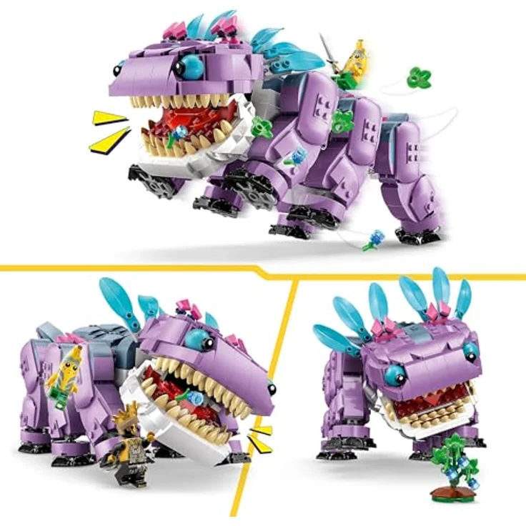 LEGO Fortnite Klombo Toy 77077, Dino Figur mit ORO und Island Peely Minifiguren, ab 10 Jahren, für Gamer und Spielzeugmonster-Fans – Bild 3