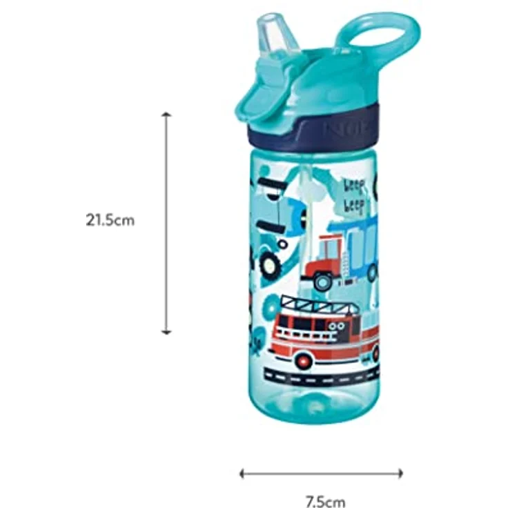 Nuby Super Quench, Auslaufsicherer Trinklernbecher für Babys, 540 ml mit Tragegriff, Blau, 2er-Pack, mikrowellen- und spülmaschinengeeignet – Bild 5