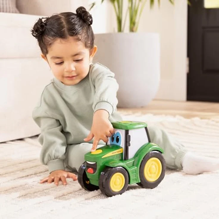 John Deere Lights N' Sounds Johnny, Spielzeugtraktor mit Magic Touch-Sensoren, inkl. Batterien, geeignet für Kinder ab 12 Monaten – Bild 6
