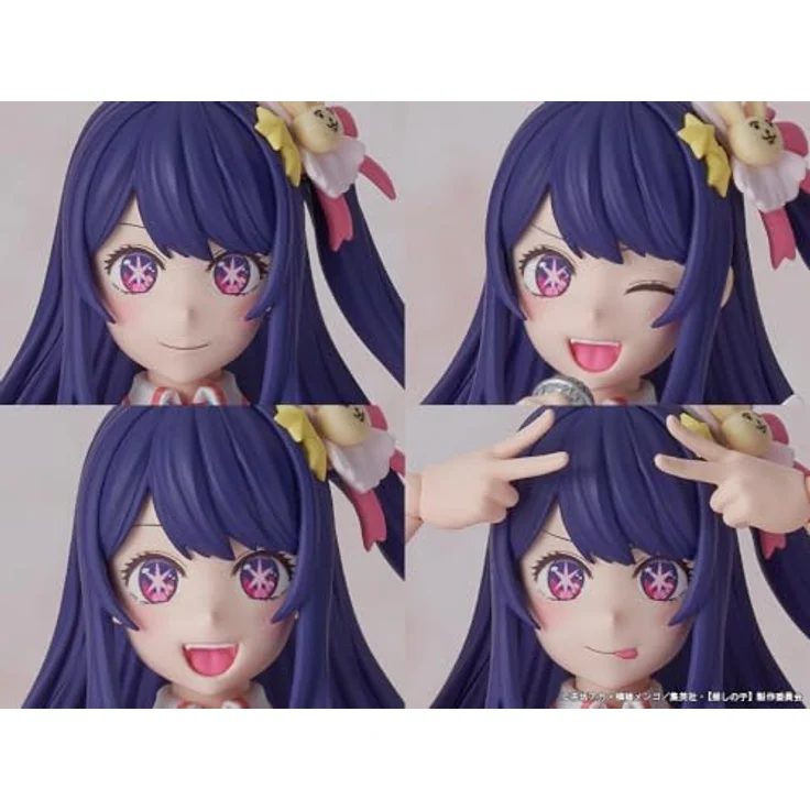 Kadokawa Oshi no Ko Plastic Model Kit Ai DX Ver., 16 cm, mit zahlreichen Artikulationspunkten und Austauschteilen – Bild 9