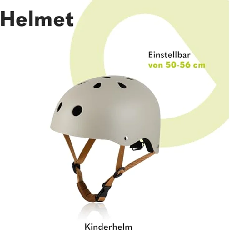 Lionelo Helmet Kinderfahrradhelm, verstellbar 50-56 cm, Kinnschutz, Intertek zertifiziert, Größe S, für Mädchen und Jungen - Preisvergleich – Bild 2
