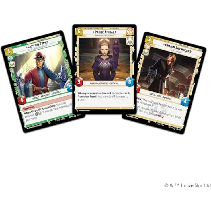 Asmodee FFG Star Wars: Unlimited TCG - Spotlight Deck Padmé Amidala mit 50 exklusiven Karten und Booster "Secrets of Power" für 2+ Spieler, Englisch, ab 12 Jahren – Bild 5