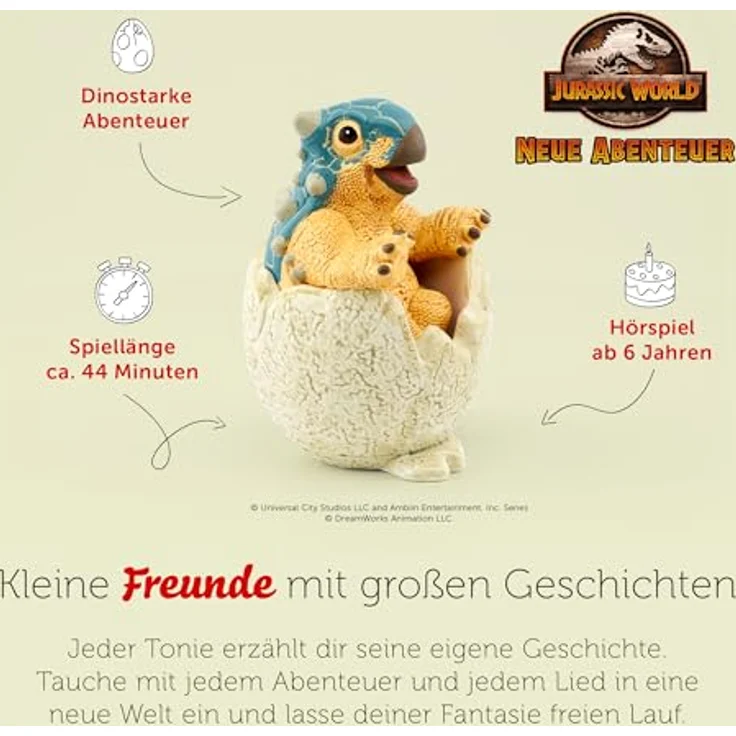 tonies Hörspielfigur Jurassic World - Folge 1: Camp Kreidezeit / Geheimnisse, spannende Dinosaurier-Abenteuer – Bild 4