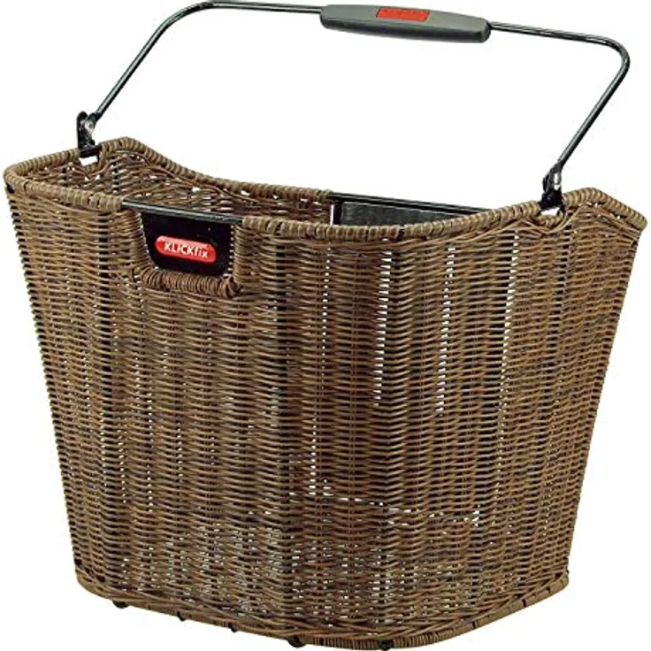 KLICKfix Farradtasche Structura Korb Lenkerkorb, Braun Ef, 25 x 34 x 27 cm