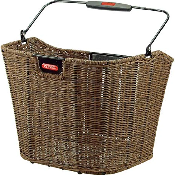 KLICKfix Farradtasche Structura Korb Lenkerkorb, Braun Ef, 25 x 34 x 27 cm – Bild 1