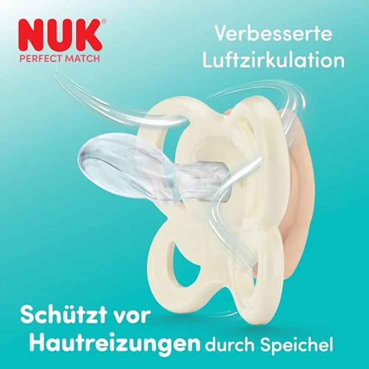 NUK Perfect Match Disney Geschenkset für Babys Winnie the Pooh, inkl. Schnuller und Flasche mit Temperaturkontrolle, Silikon, 3-teilig – Bild 9