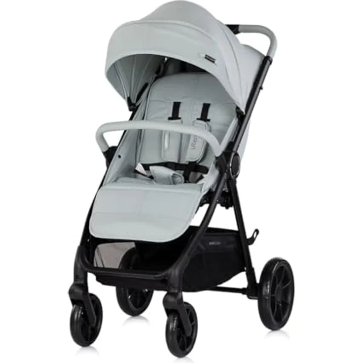 Chipolino Ultera Buggy, klappbar mit Federung, 5-Punkt-Sicherheitsgurt und Hinterradbremse, türkis – Bild 2