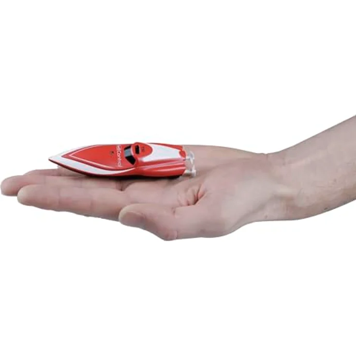 Revell Control I Mini RC Boot "rot" I 2.4 GHz Fernsteuerung I Kentersicher I Inkl. Akku und Ladegerät I Länge 7,5 cm – Bild 4