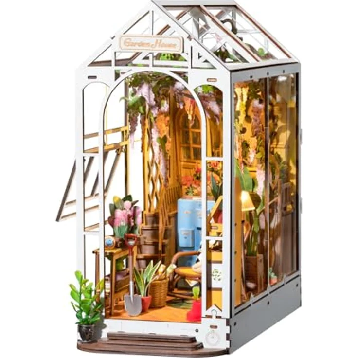 ROLIFE 3D-Puzzle Book Nook "Garden House", 176 Puzzleteile, multifunktionale Buchstütze und dekoratives Bastelspielzeug – Bild 1
