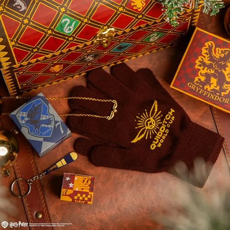 Cinereplicas Harry Potter Adventskalender Quidditch Deluxe 2025, 24 thematische Geschenkartikel für Harry Potter-Fans, offiziell lizenziertes Merchandise – Bild 6