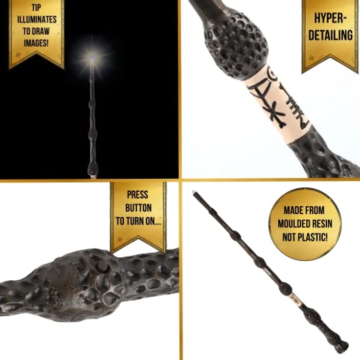 Wow! Stuff Elder Harry Potter Zauberstab 35,6 cm | Official Wizarding World - Harry Potter Fanartikel, Geschenke und Spielzeug | Kostümzubehör für Fans, ab 8 Jahren, Klassisch – Bild 2