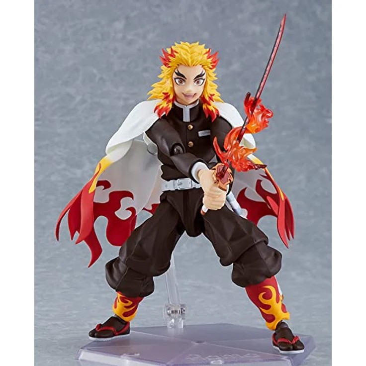 Max Factory Demon Slayer: Kimetsu no Yaiba Figur Figma Kyojuro Rengoku 15 cm – Bild 4