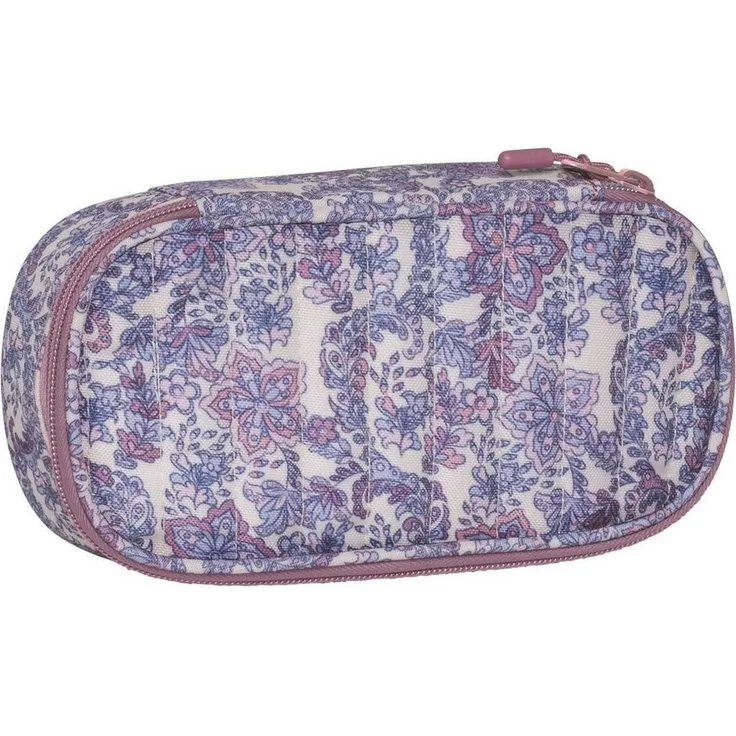Beckmann Norway Federtasche Sport Jr. Ovales Schlamperetui aus Polyester, pink quilt