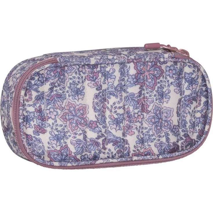 Beckmann Norway Federtasche Sport Jr. Ovales Schlamperetui aus Polyester, pink quilt