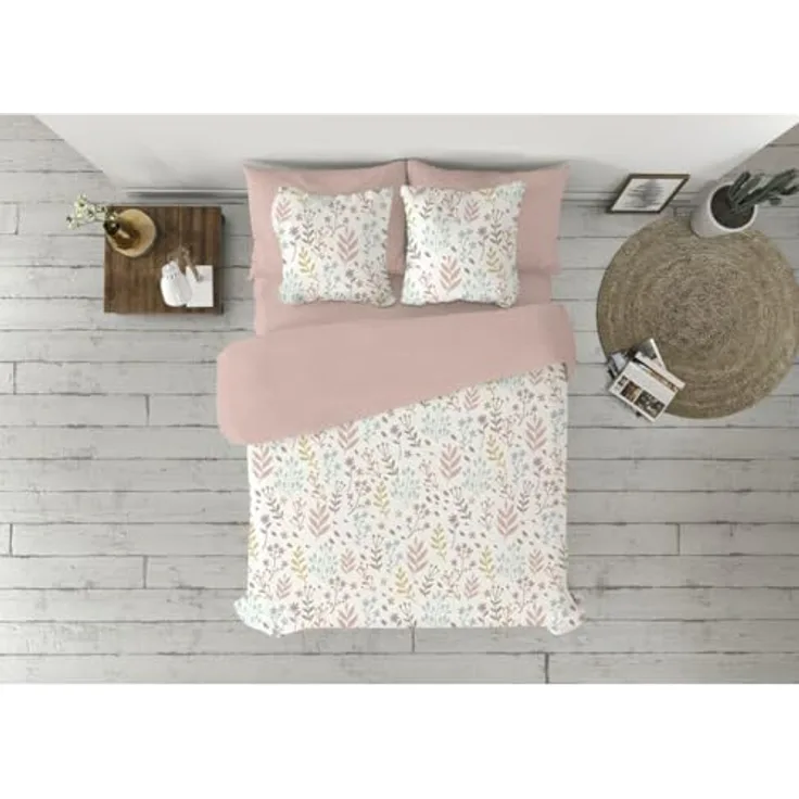 Pierre Cardin Aurin Bettwäsche-Set, 3-teilig, Rosa für 180 cm breite Betten