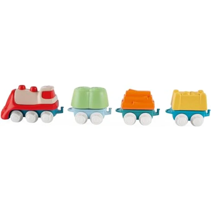 Chicco Eco+ Baby Railway 18-tlg. Eisenbahn-Set mit Schienen und Zug, aus 80 % recyceltem Kunststoff, für Kinder ab 18 Monaten – Bild 8