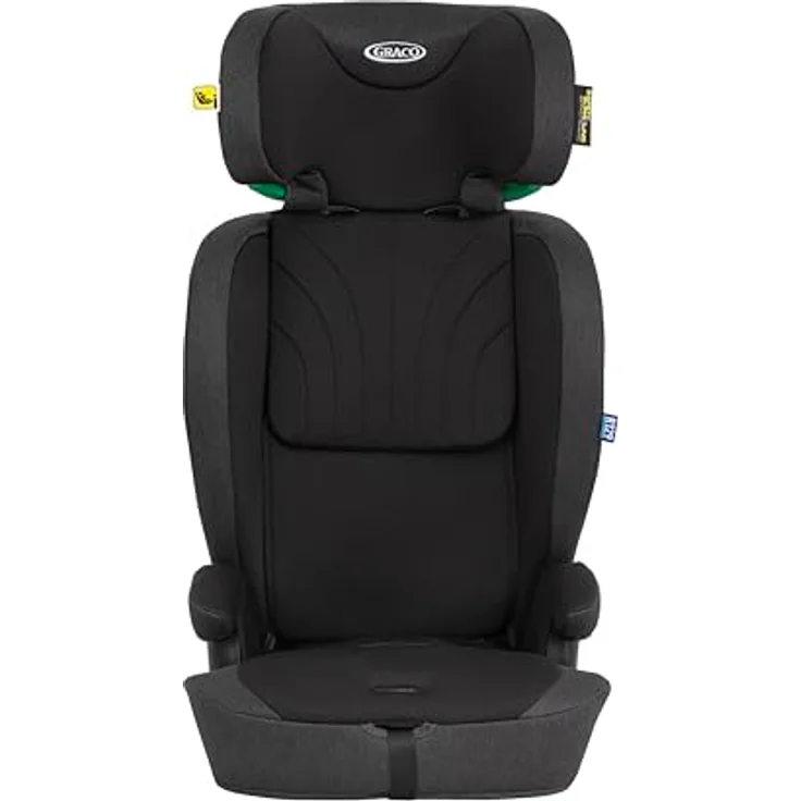 Graco Kindersitz Energi i-Size R129, mit ISOFIX & Top Tether, 5-Punkt-Gurt, Safety Surround™, 15-fach höhenverstellbare Kopfstütze, maschinenwaschbare Bezüge, Midnight – Bild 5