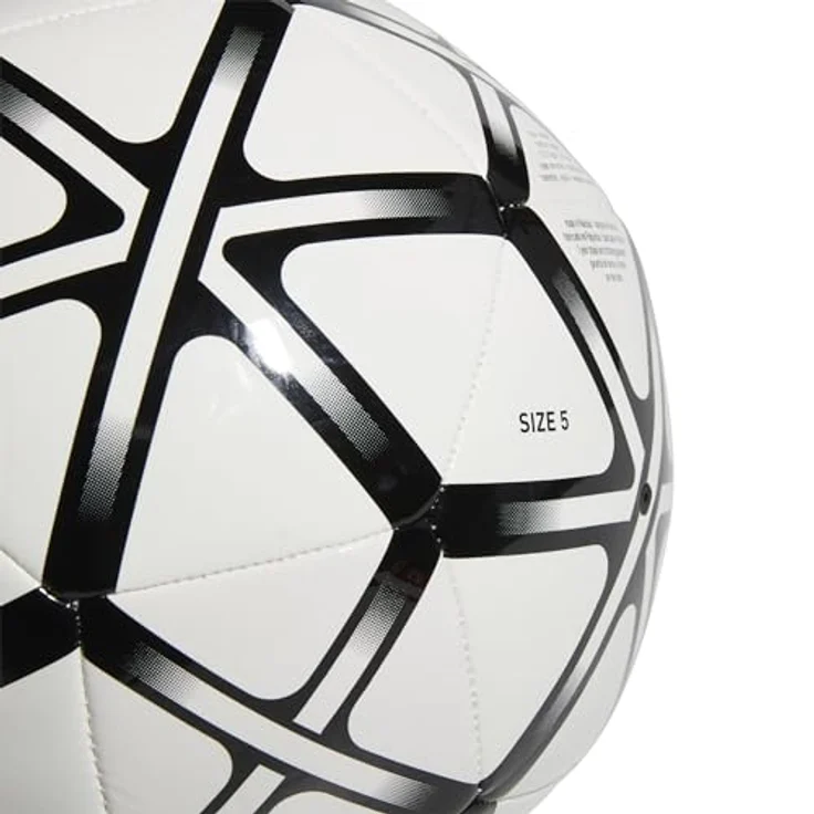 Adidas Sport Starlancer Clb Ball, Spielball für Erwachsene, schwarz/weiß – Bild 3