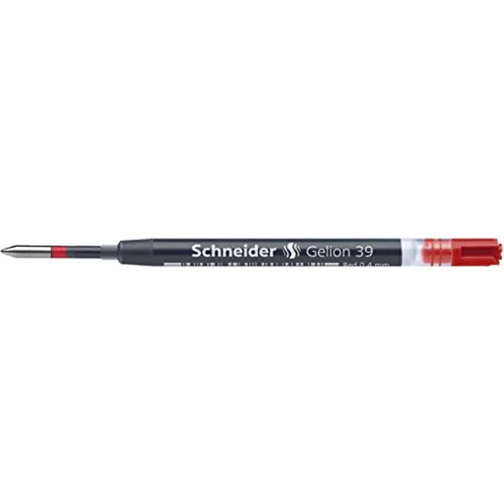 SCHNEIDER NOVUS Gel-Tintenroller Gelion 39, Füller mit weichem Schreibgefühl, rot – Bild 1