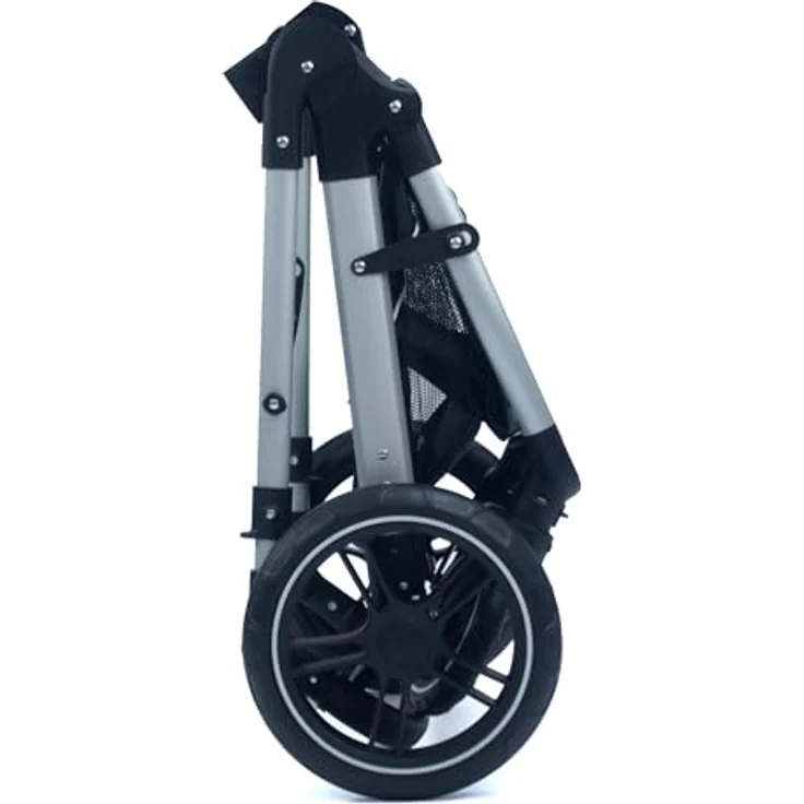 Pixini 3in1 Kinderwagen Set Nelio schwarz/altrosa – Bild 5