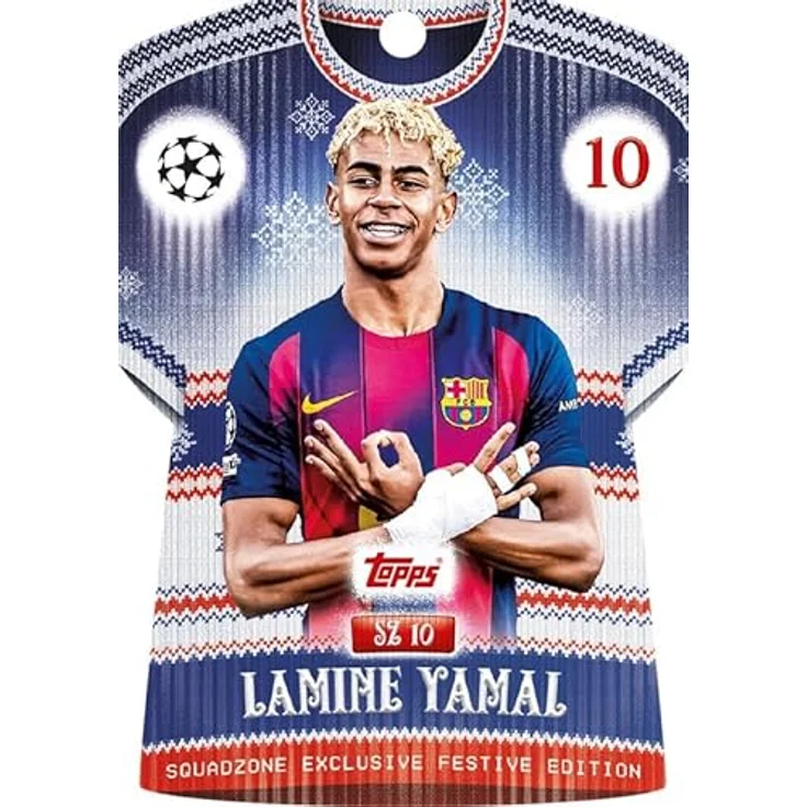 Topps Adventskalender 2025/26, 97 Karten inklusive 24 exklusive Festtags-Edition-Karten und einer Infinity-Karte, mehrfarbig – Bild 5