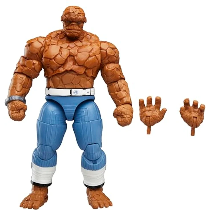 Marvel Legends Series Marvel's The Thing Action-Figur, 15 cm große Premium-Sammelfigur mit 20 Bewegungspunkten und austauschbaren Händen – Bild 1