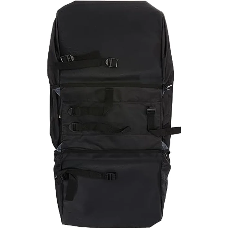 FISCHER 86245 Gepäckträger Tasche 3fach, Schwarz, 39 x 44 x 9 cm, 58 Liter – Bild 2