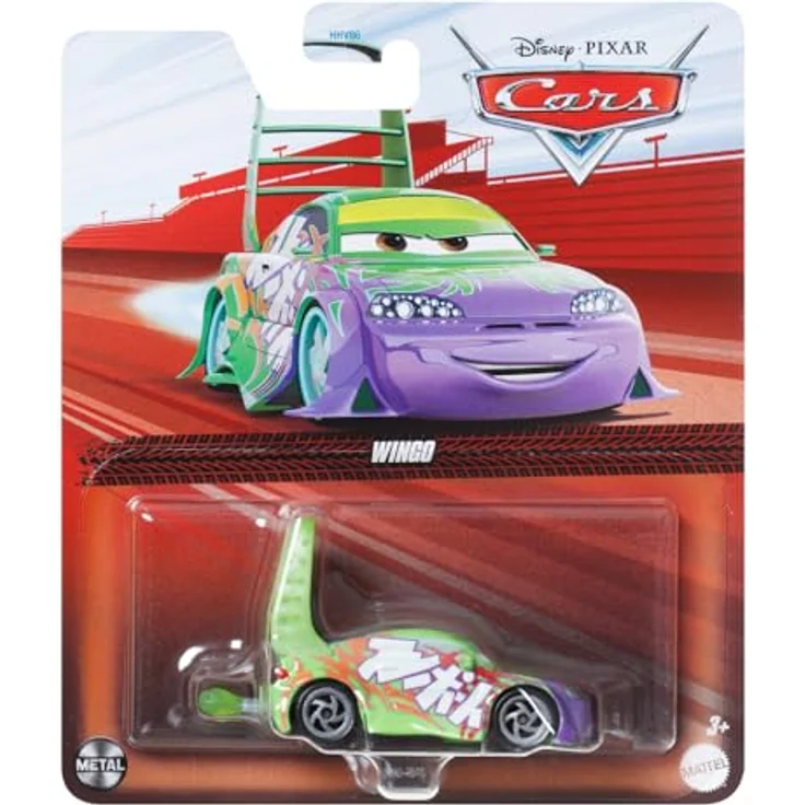 Disney Cars Wingo HTX90, Die-Cast Spielzeug-Rennwagen im Maßstab 1:55 aus Metall – Bild 4