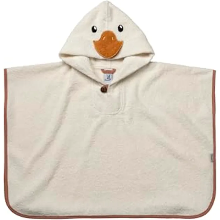 Badeponcho aus uni Frottee Ente Edda Lou, Einheitsgröße