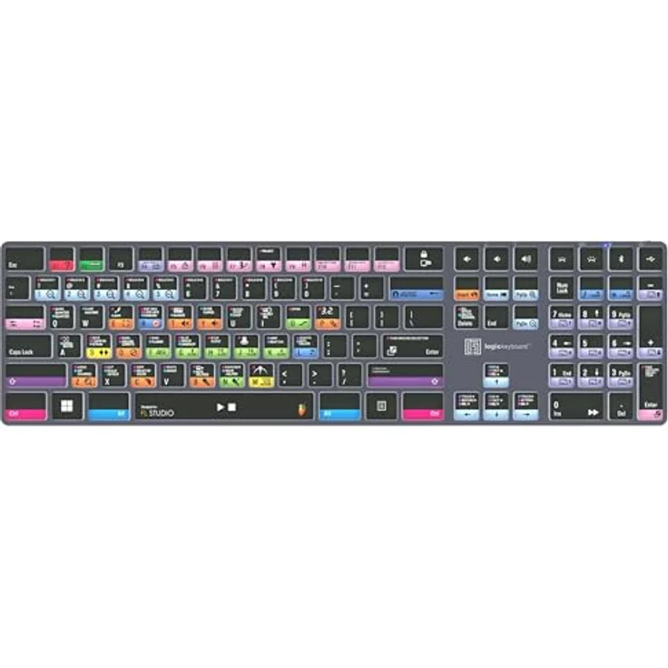 LogicKeyboard FL Studio Titan UK WIN, hochwertige Tastatur für Musikproduktion mit maßgeschneiderten Shortcuts – Bild 1