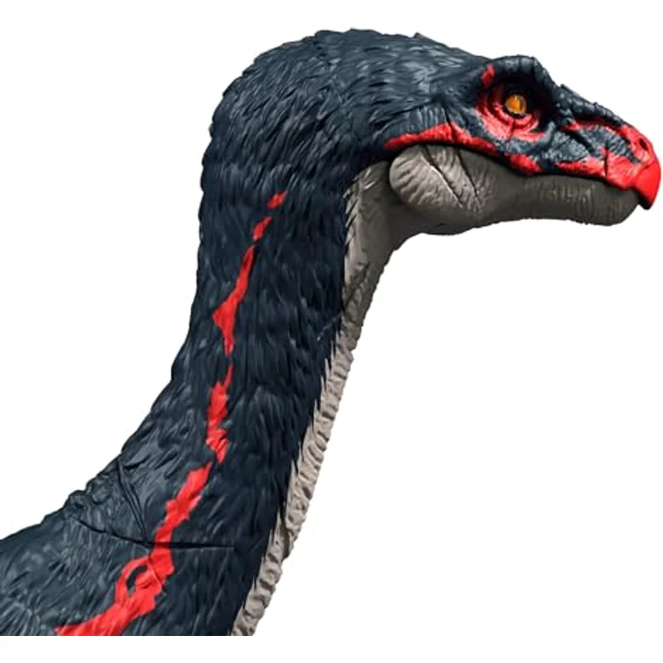 Mattel Jurassic World Chaostheorie Terizinosaurus, Sammelfigur mit Geräuschen und Angriffsfunktionen, ab 4 Jahren – Bild 5