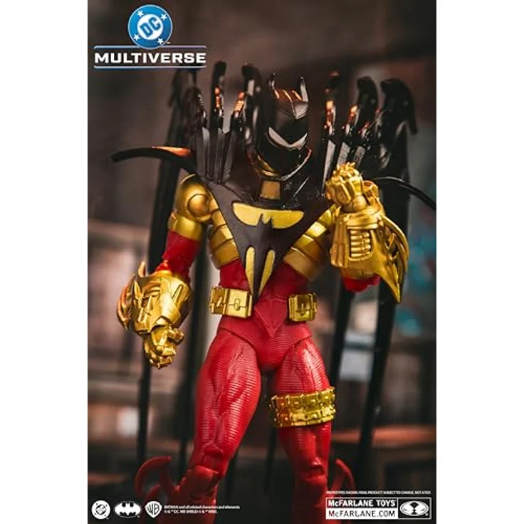 McFarlane DC Multiverse Azrael Batman (Knightquest), detailreiche Actionfigur, 19 cm mit Zubehör und Base – Bild 11
