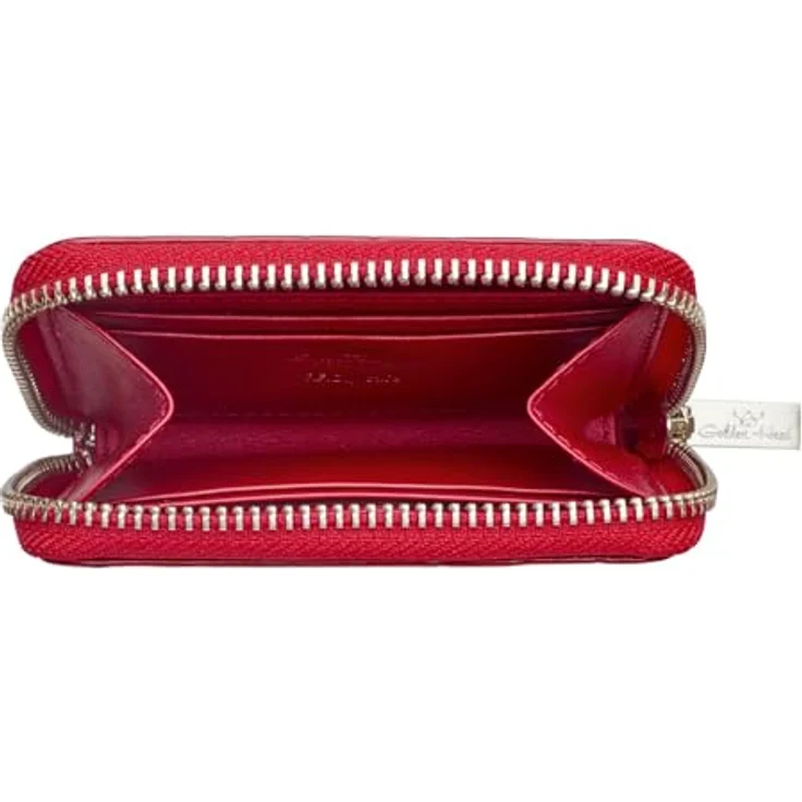 Golden Head Cayenne RFID Protect Zipped Wallet, aus echtem Rindsleder mit RFID-Blocker Schutz, Cherry (dunkelrot) – Bild 2