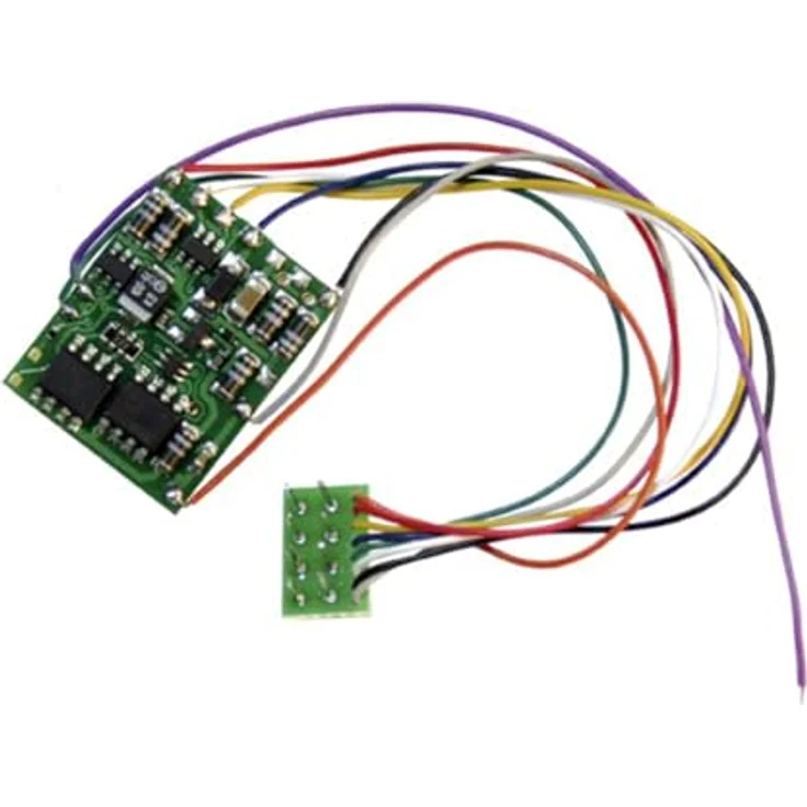 TAMS Elektronik 41-04482-01-C LD-G-42.2 Lokdecoder mit Kabel, mit Stecker für H0-Loks mit Gleichstrom-Motor, ABC-Bremsverfahren, Rangiergang Funktion, konstantem Bremsweg, Geschwindigkeitsabhängiges Ein- und Ausschalten – Bild 2
