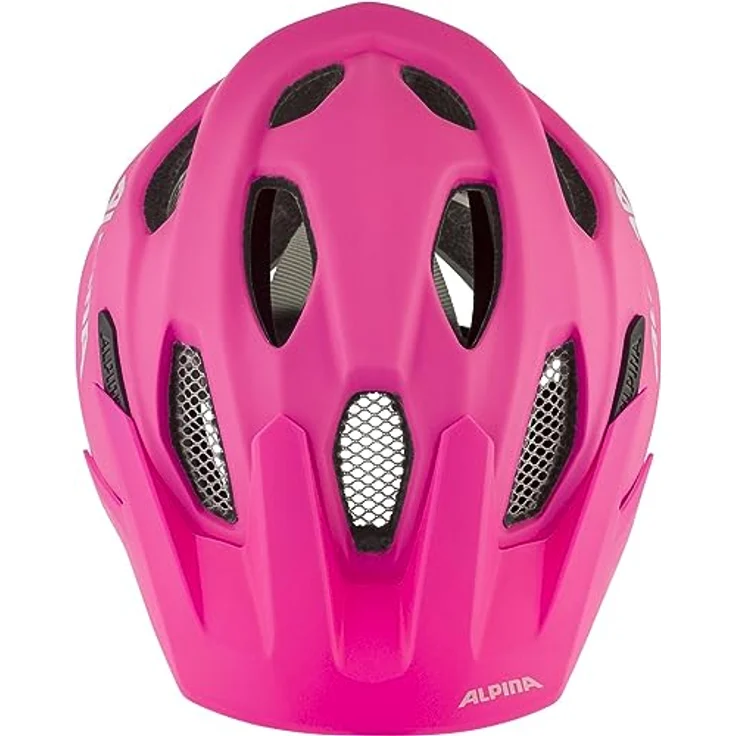 ALPINA Unisex Jugend Carapax JR. Fahrradhelm, Shocking-pink matt, 51-56 - Leichter Kinderfahrradhelm mit optimaler Schutzfunktion im Gelände – Bild 4