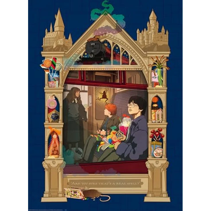 Ravensburger Puzzle 12000500 - Harry Potter auf dem Weg nach Hogwarts - 1000 Teile Puzzle für Erwachsene und Kinder ab 14 Jahren, Harry Potter Puzzle, Geschenkidee für Fans – Bild 1