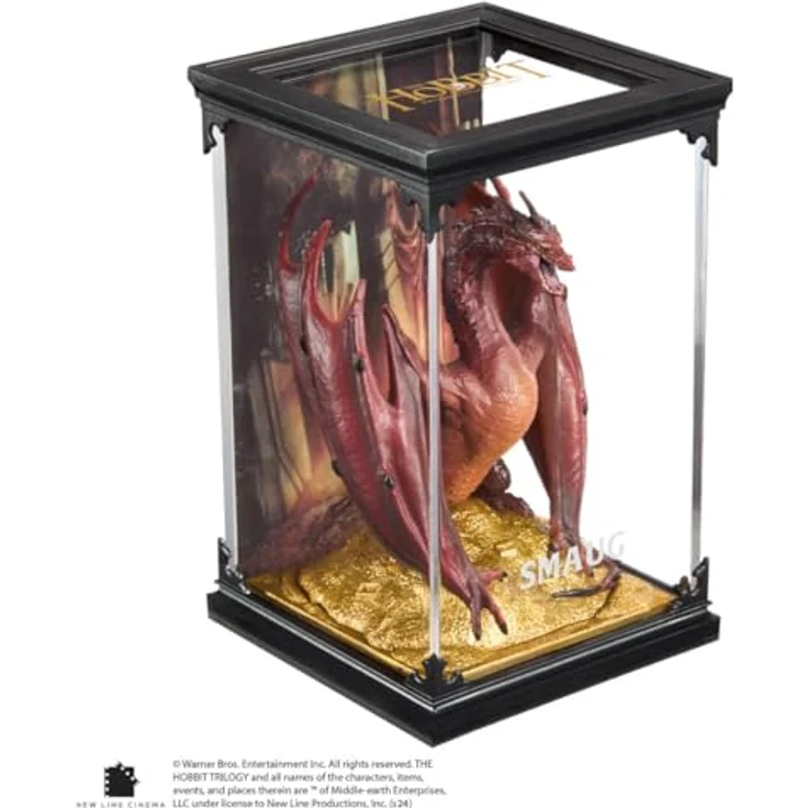 Noble Collection Herr der Ringe Diorama Figure Smaug, 17 cm, PVC-Figur – Bild 3