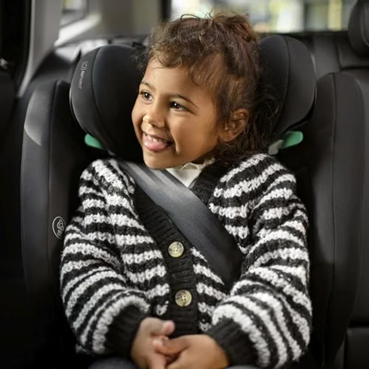 Maxi-Cosi Kindersitz RodiFix S i-Size, mit G-Cell Seitenaufprallschutz & Isofix, Tonal Black – Bild 11