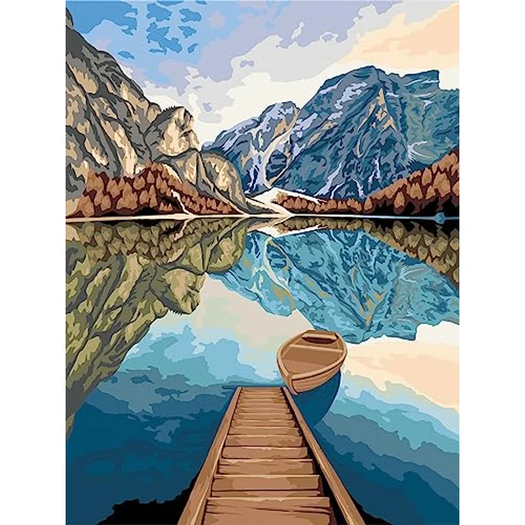 Ravensburger CreArt - Malen nach Zahlen 23612 - Lake Views - ab 12 Jahren – Bild 2