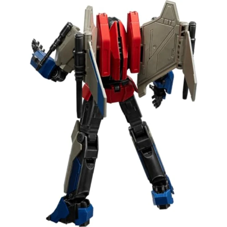 Dickie Blokees Transformers Starscream Bausatz, bewegliche Figur mit 20 Gelenken und beleuchteten Augen, 87 Teile, 12,6 cm – Bild 5