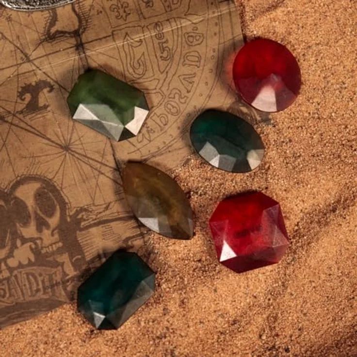 Fanatic Die Goonies Replik Treasure Set Limited Edition, 1985 Stücke, mit Metallknochen-Schlüssel, Doubloon, Piratenschatzschmuck und Schatzkarte – Bild 7