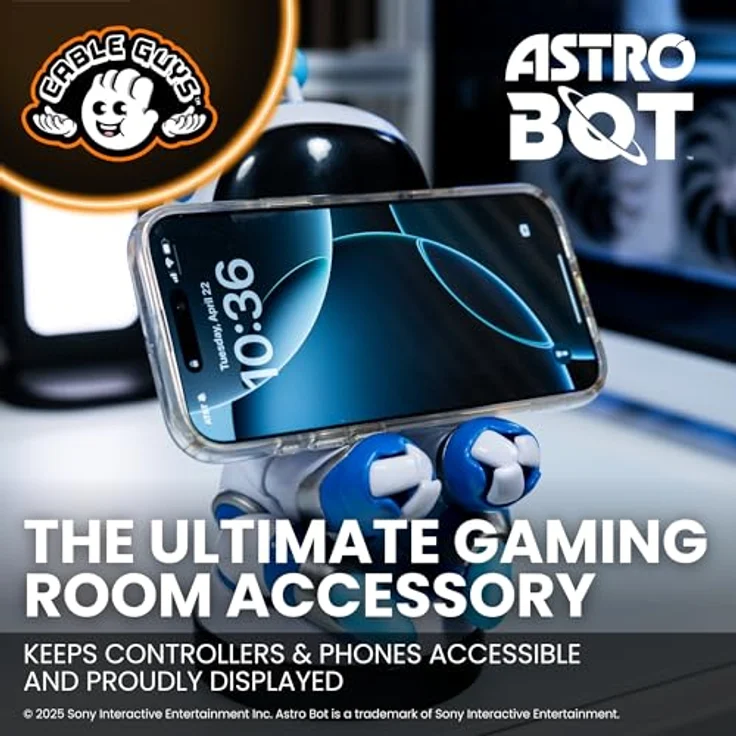 Sony Cable Guys Lade-Halter Astro Bot, ideal für Spielecontroller und Smartphones, Sammlerstück – Bild 3
