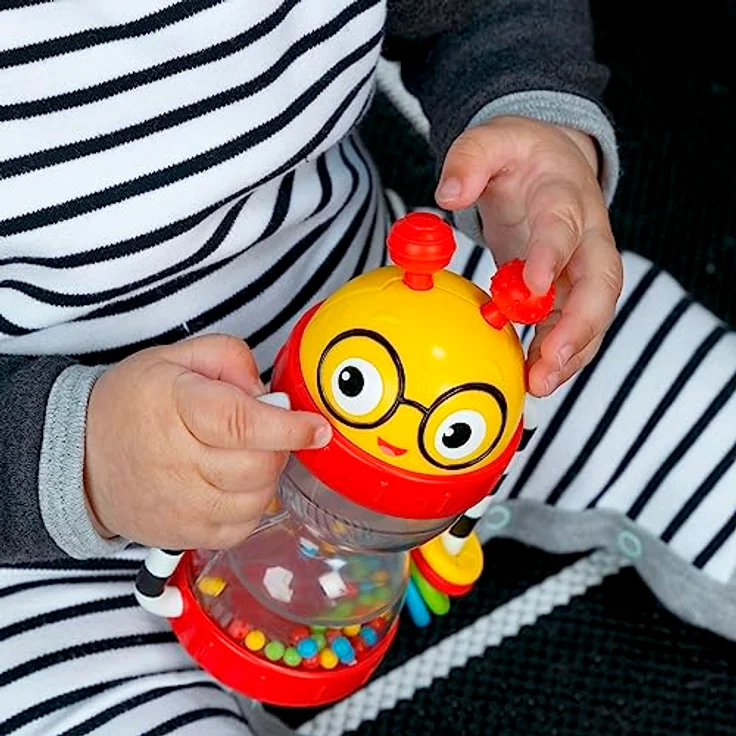 Baby Einstein Rattle Cal's Sensory Shake-up™, Aktivitätsrassel für sensorische Stimulation – Bild 3